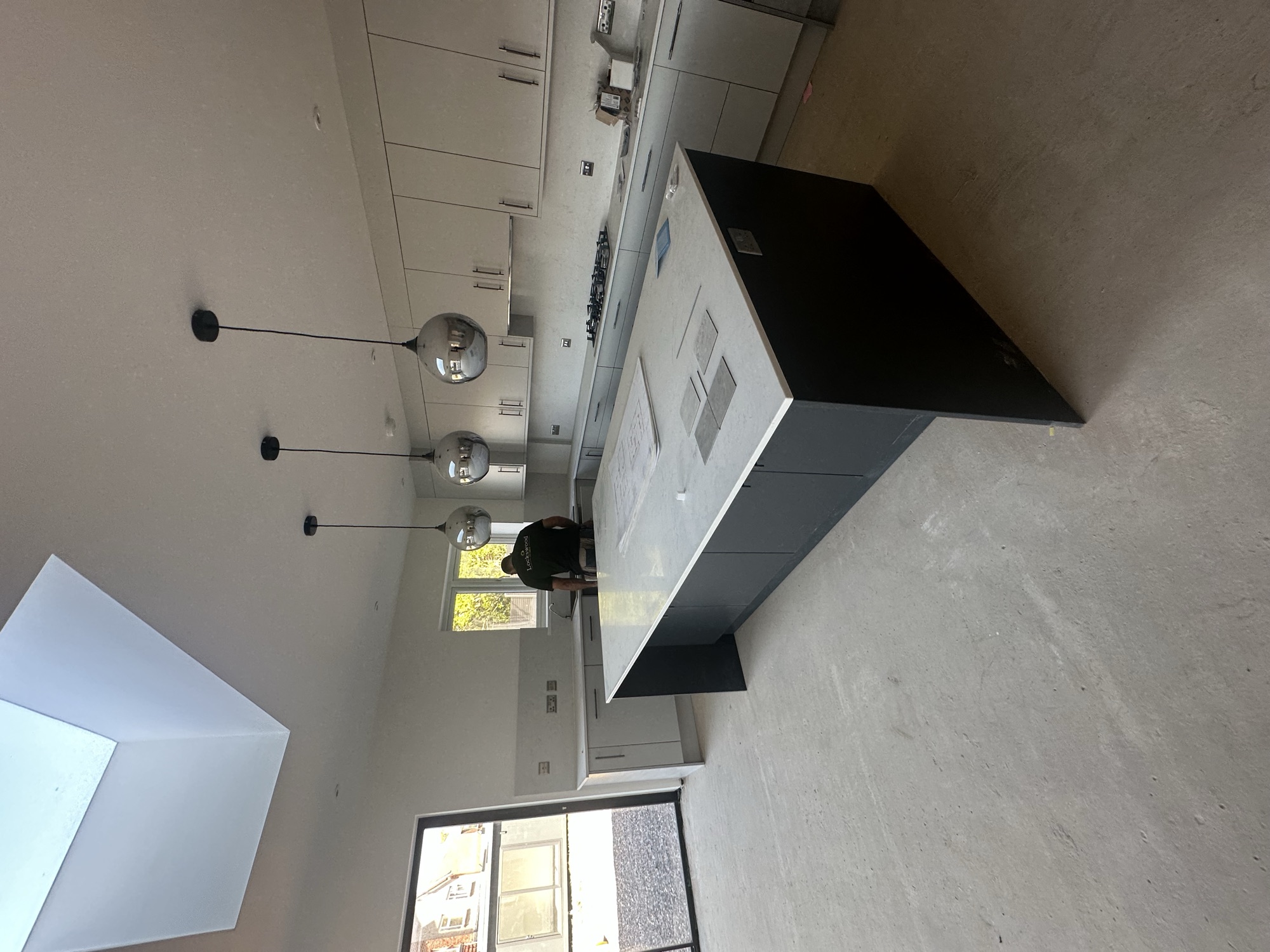 Fareham new build — kitchen with island and roof lantern