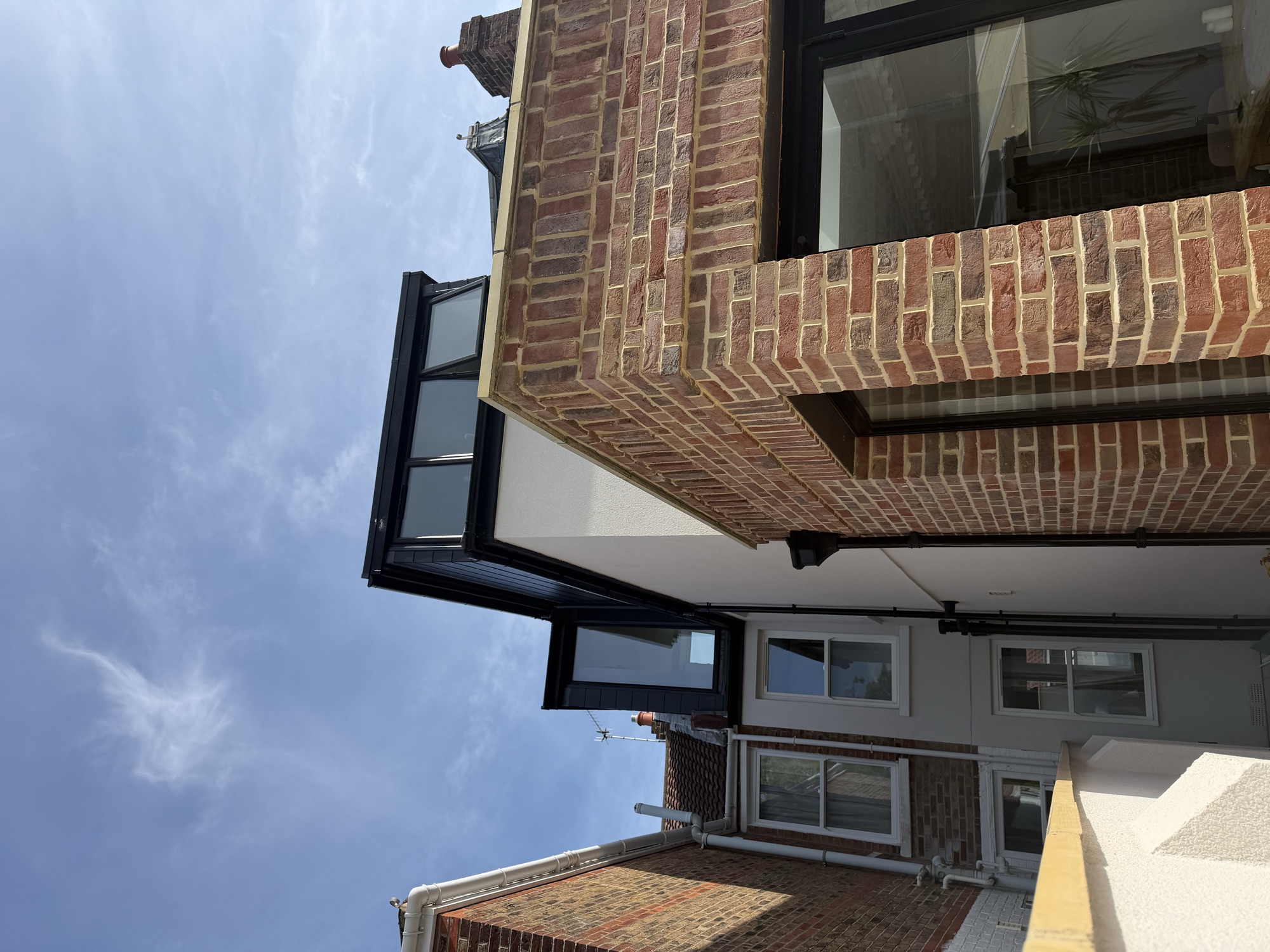 Portsmouth terrace house — new dormer loft above the brick rear extension