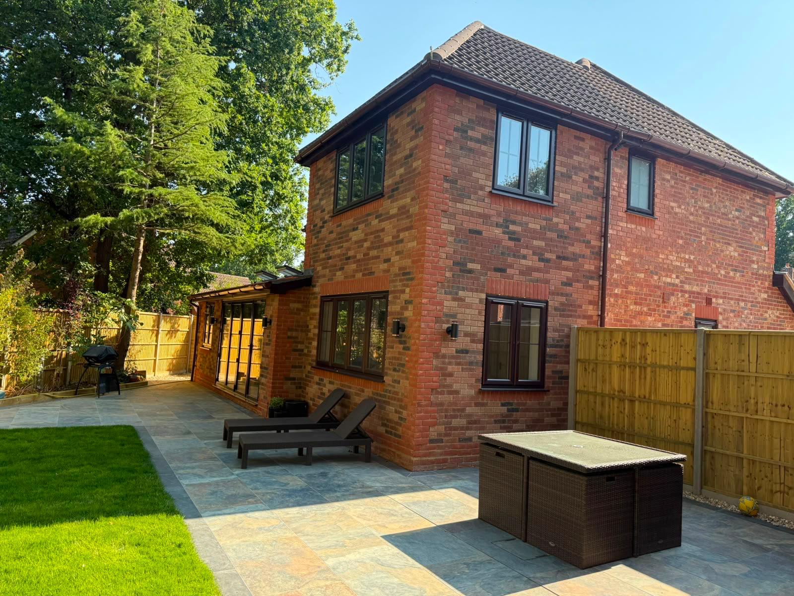 Whiteley extension — side exterior